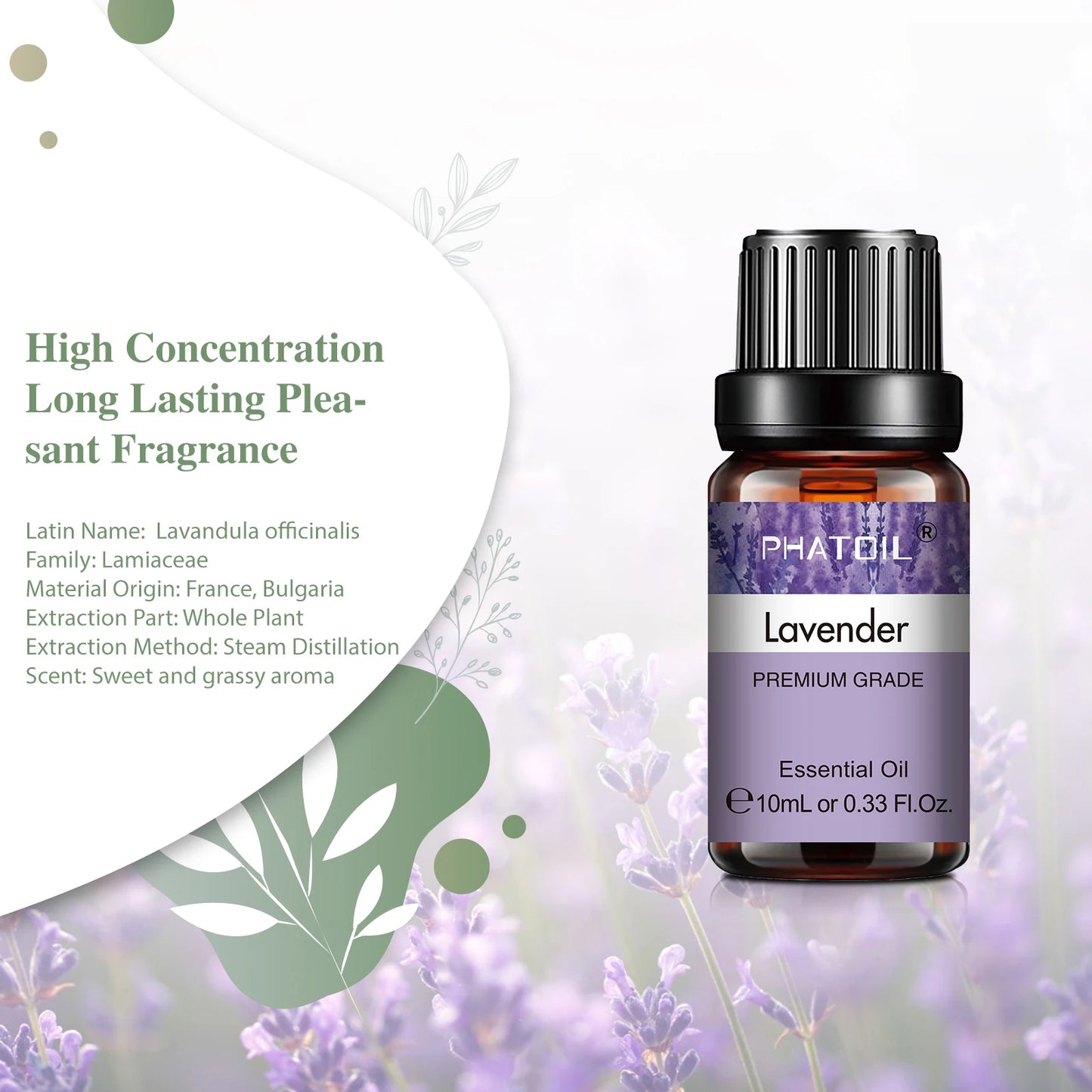 PHATOIL « S » - pack 6 Capsules Fruités Et Fleurs Naturelles 10ML