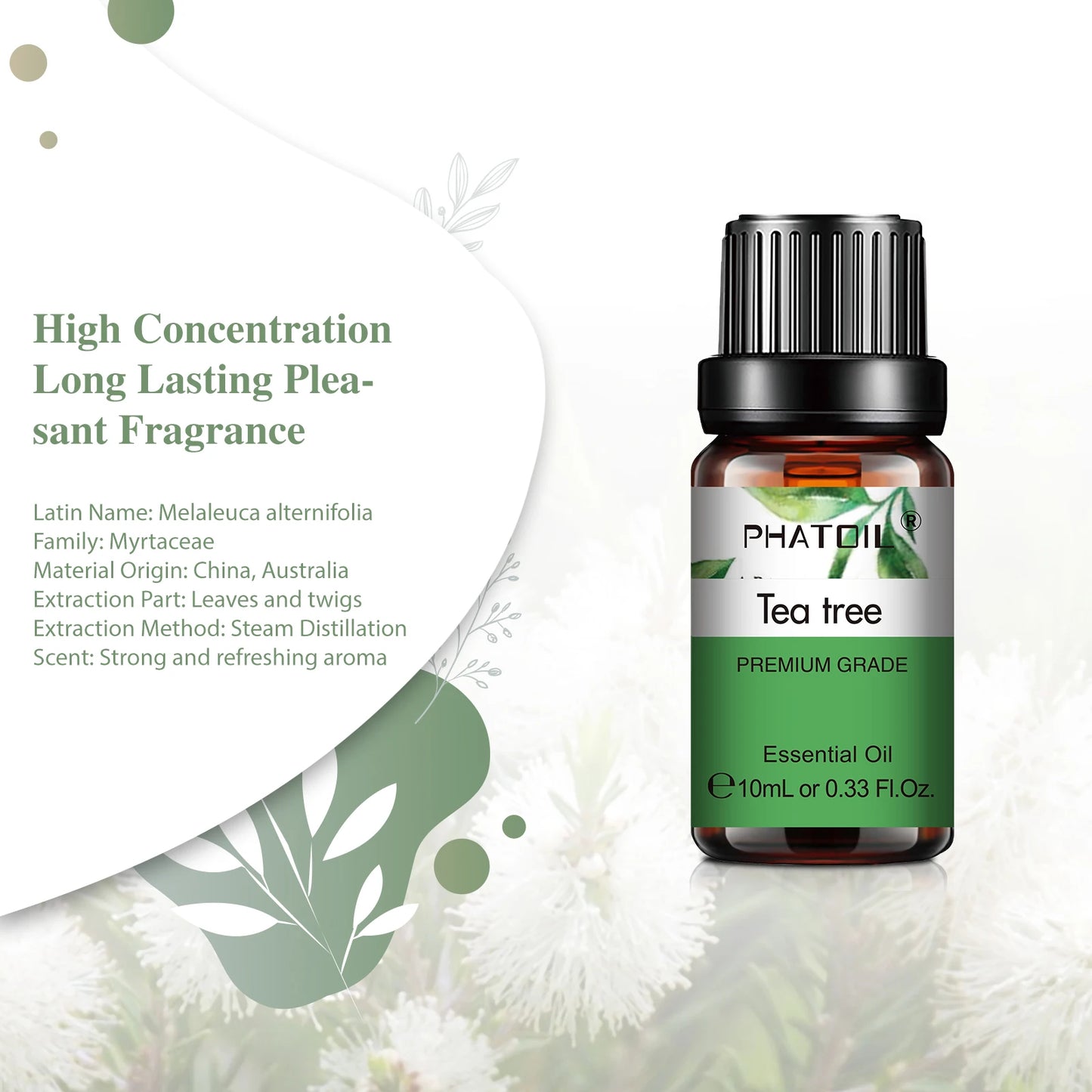 PHATOIL « S » - pack 6 Capsules Fruités Et Fleurs Naturelles 10ML