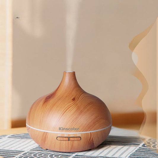 ZenEssence - Diffuseur d’huiles essentielles Humidificateur d'air 500ml Ultrasonic avec LED