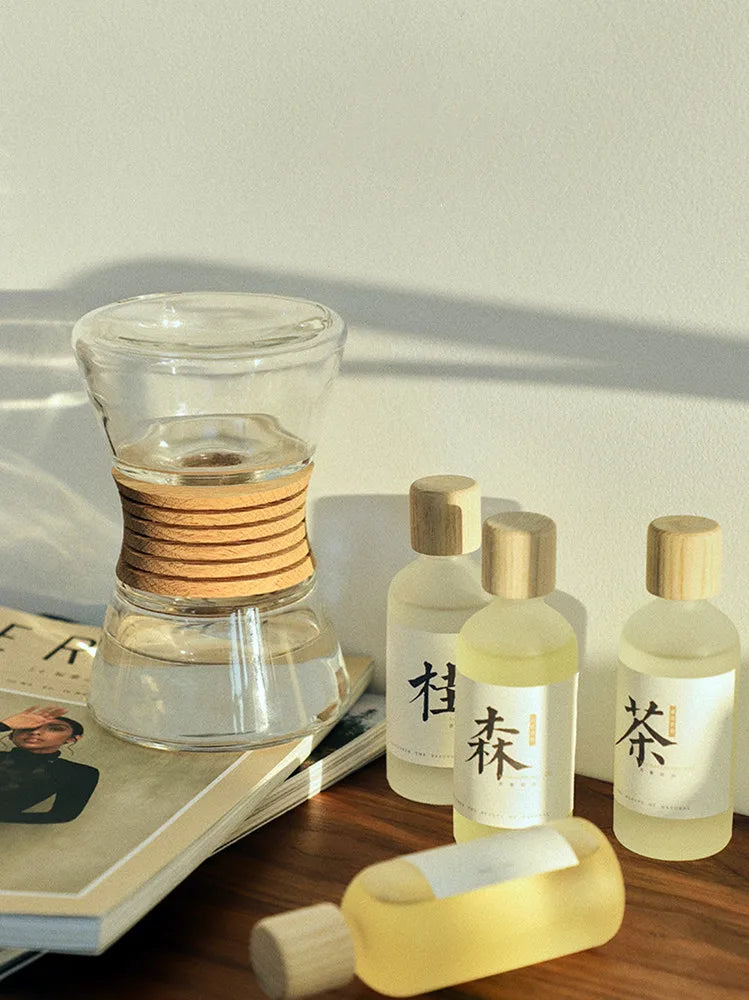 ZenEssence - Diffuseur de nébulisation d'huiles essentielles en verre Diffuseur électrique